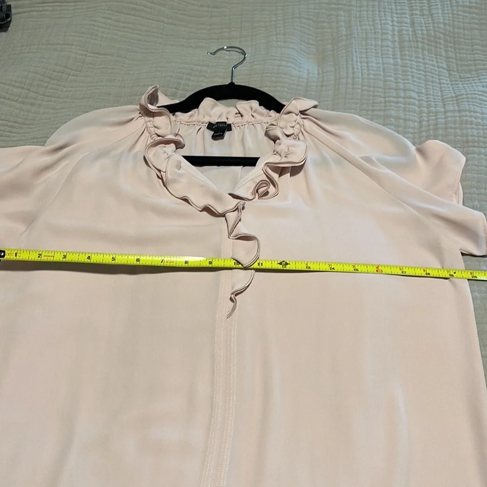 EUC Ann Taylor Ruffle Blouse - small - Picture 4 of 8